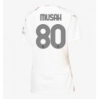 Dres AC Milan Yunus Musah #80 Preč pre Ženy 2023-24 Krátky Rukáv